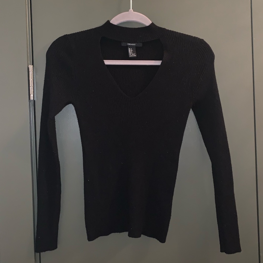 Cut out knit sweater NWOT